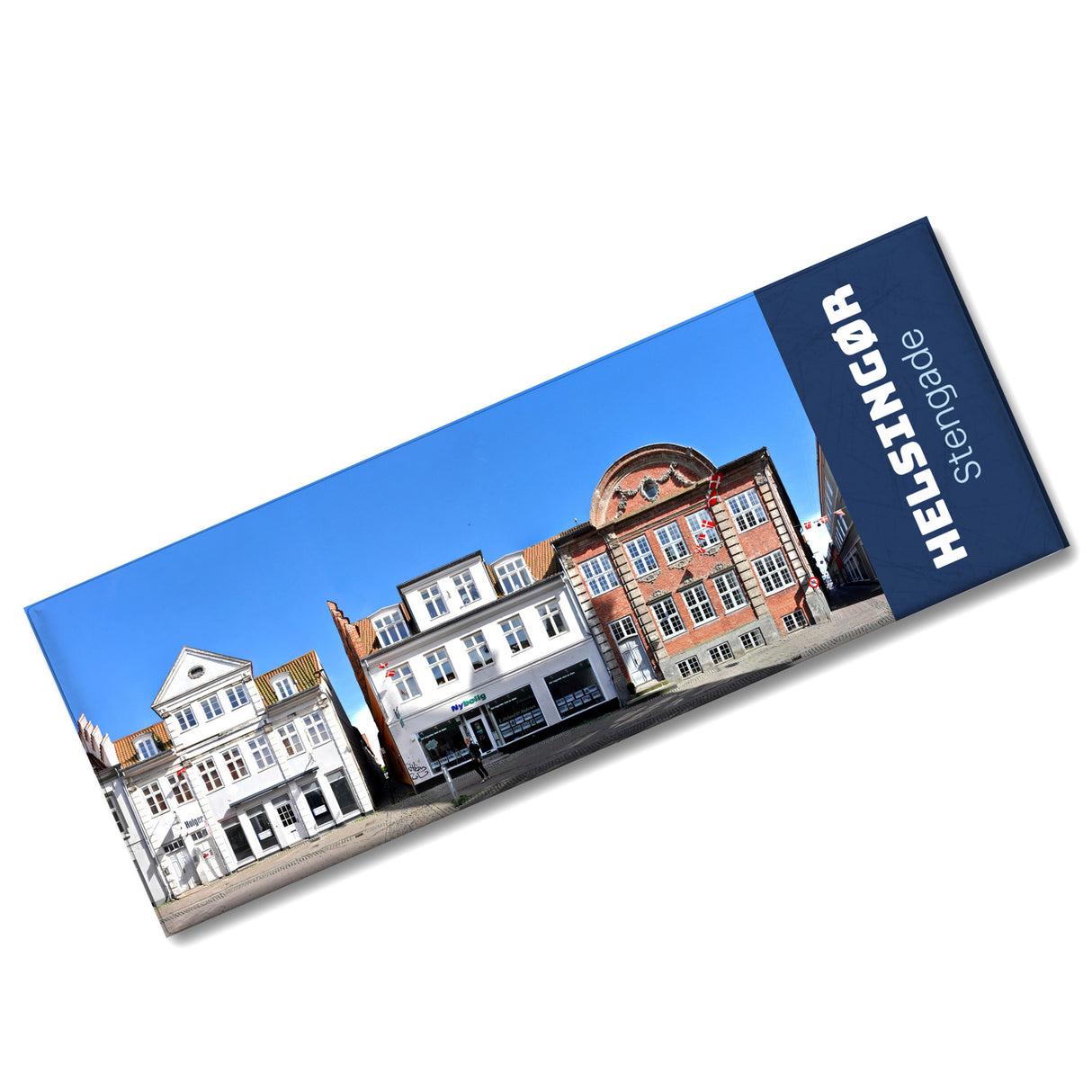streetline Helsingør Stengade Panorama Souvenir Magnet
