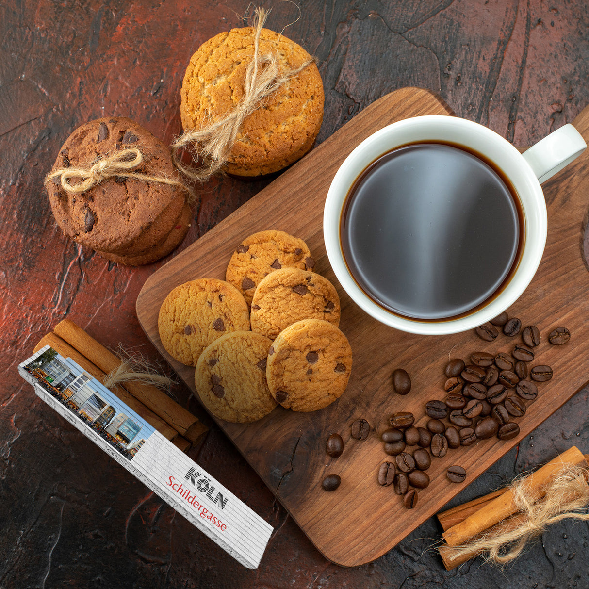 streetline Köln Schildergasse Meterstab aus Holz