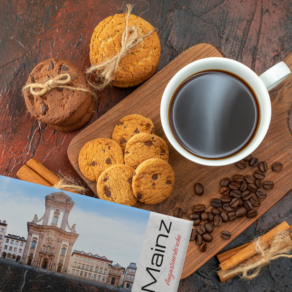 streetline Mainz Augustinerkirche Panorama Souvenir Magnet