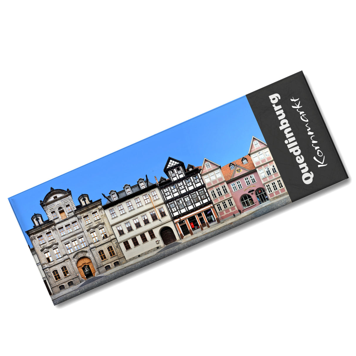 streetline Quedlinburg Kornmarkt Panorama Souvenir Magnet