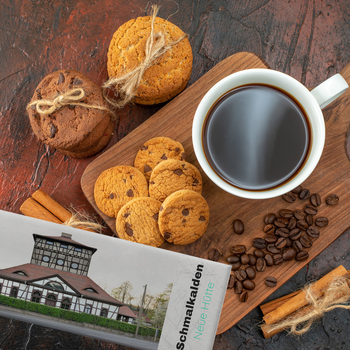 streetline Schmalkalden Neue Hütte Panorama Souvenir Magnet