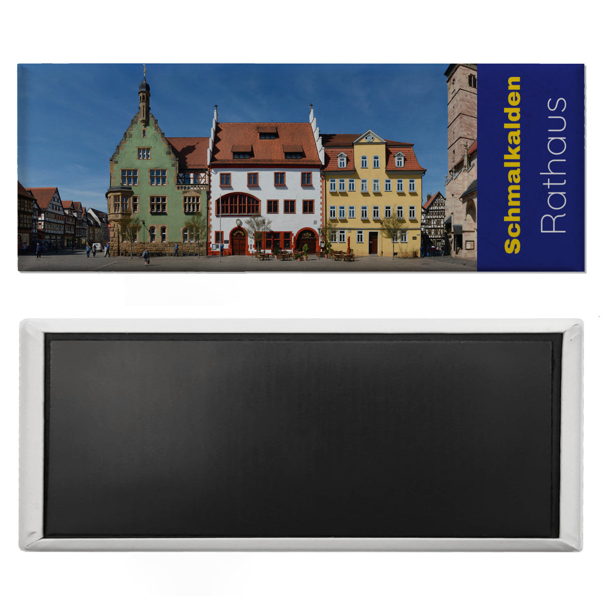 streetline Schmalkalden Rathaus Panorama Souvenir Magnet