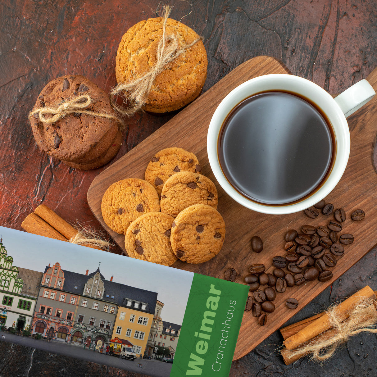 streetline Weimar Cranachhaus Panorama Souvenir Magnet