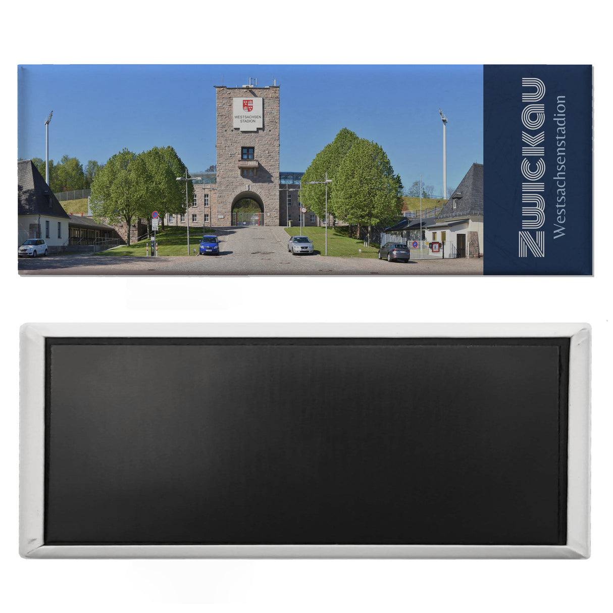 streetline Zwickau Westsachsenstadion Panorama Souvenir Magnet