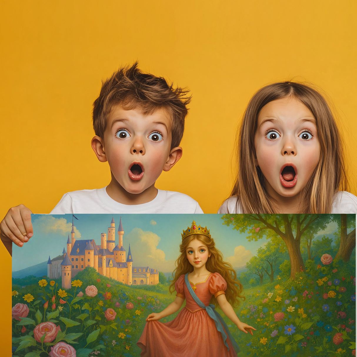 Märchenprinzessin Schloss Schreibtischunterlage 69x31cm XXL Mauspad für Mädchen