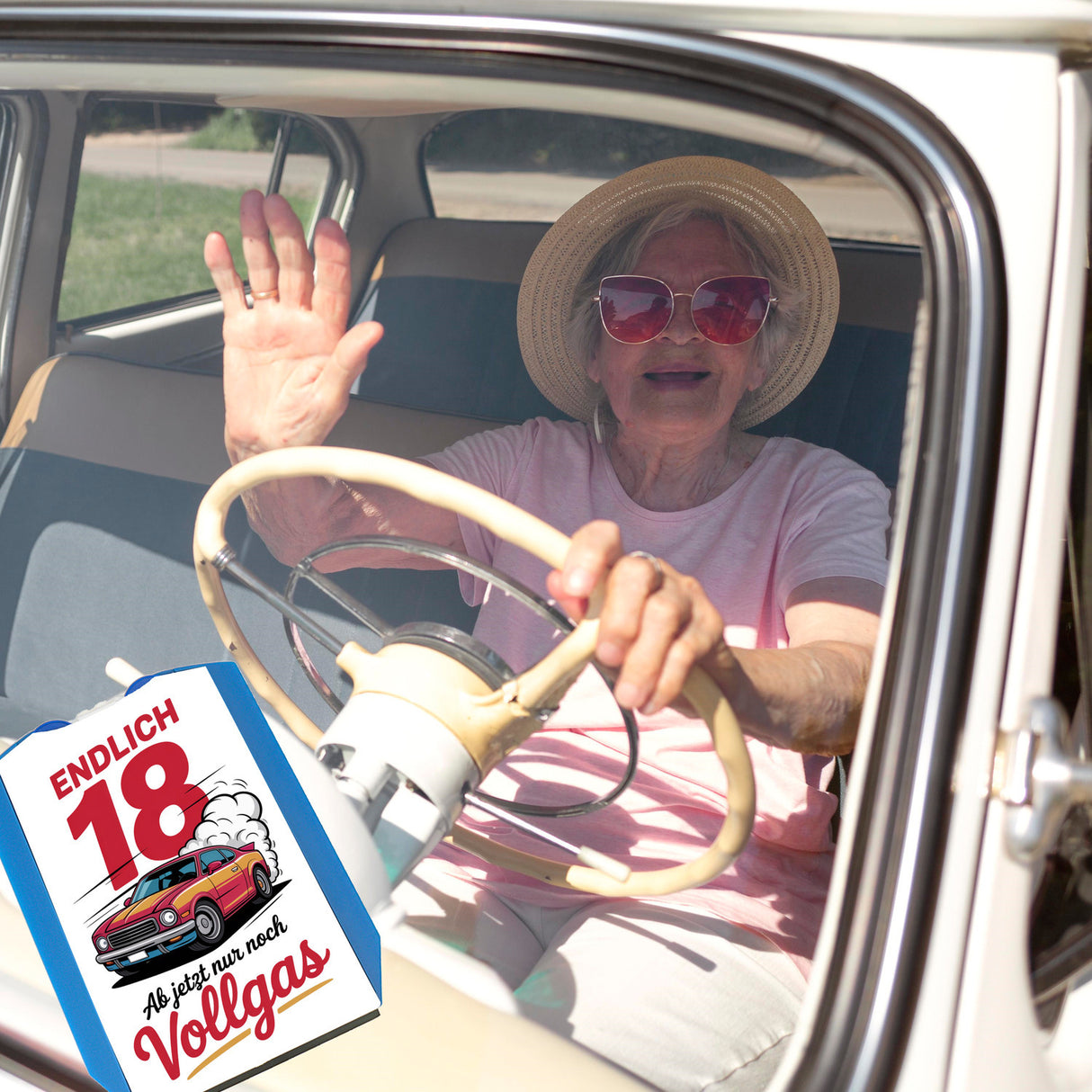 Endlich 18 - Vollgas Parkscheibe für den Führerschein