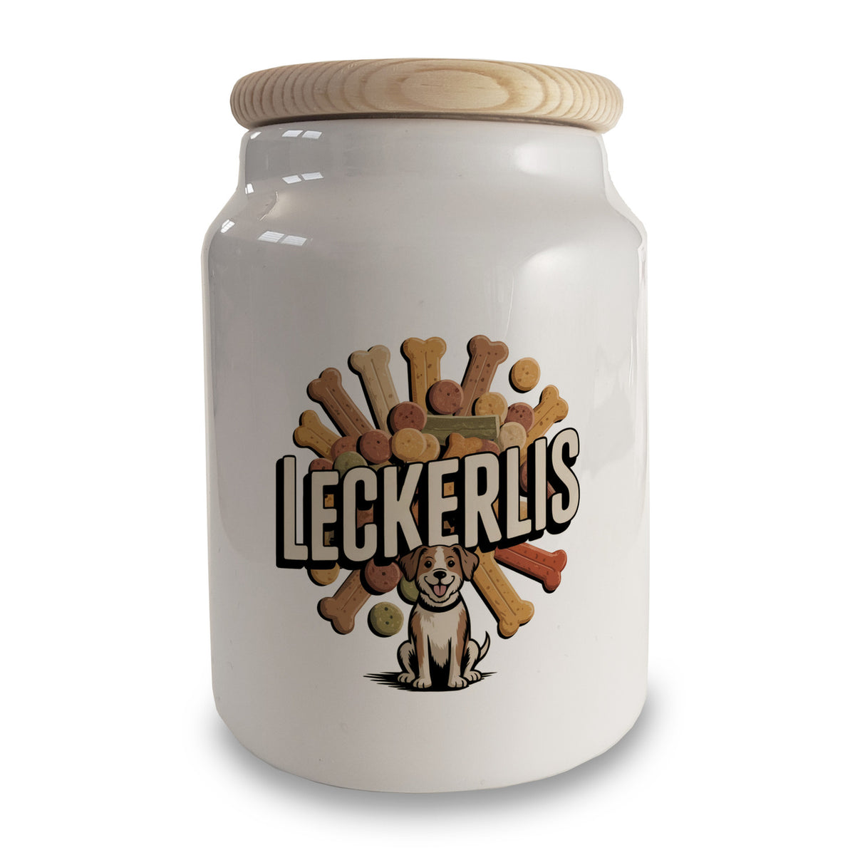 Hund Leckerlis Keksdose im Vintage-Stil für Hundekekse