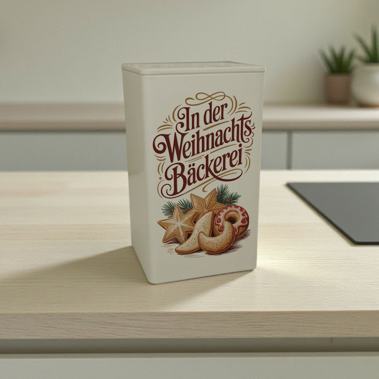 In der Weihnachtsbäckerei Vintage GebäckDose 900ml für Plätzchen