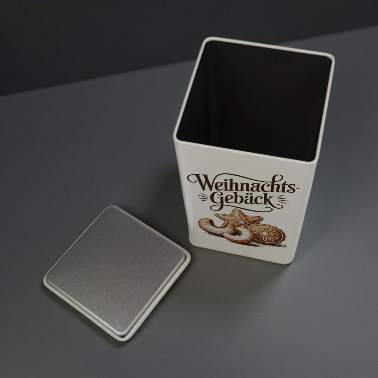 Weihnachtsgebäck Vintage GebäckDose 900ml mit Plätzchen