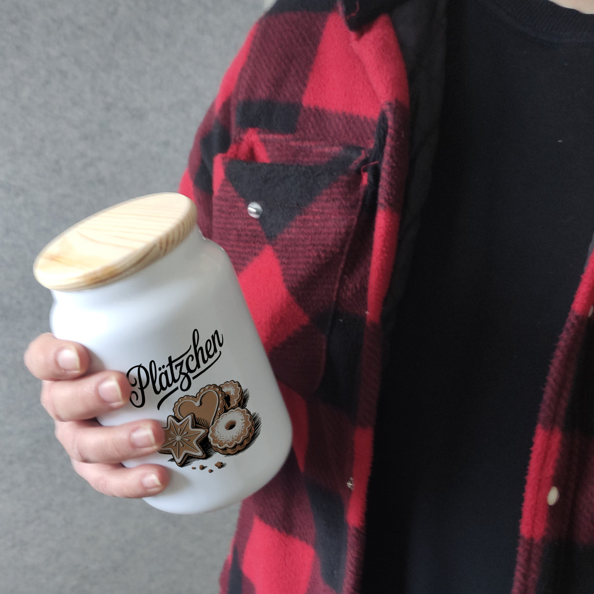 Vintage Plätzchen Keksdose im Retro Design für Weihnachtsplätzchen