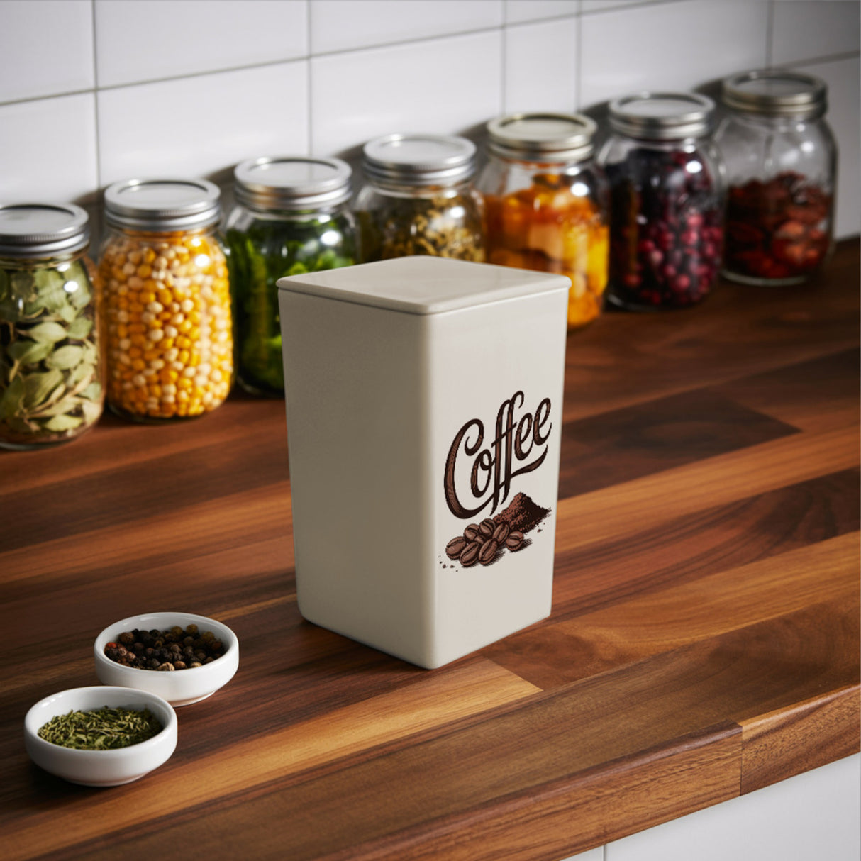 Coffee VorratsDose 900ml für Kaffee im Vintage-Stil