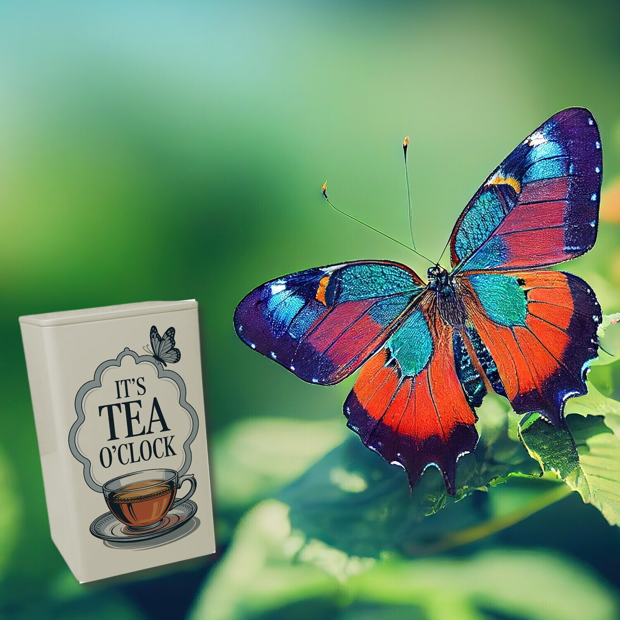 It's Tea o'clock TeeDose 900ml im Vintage-Stil