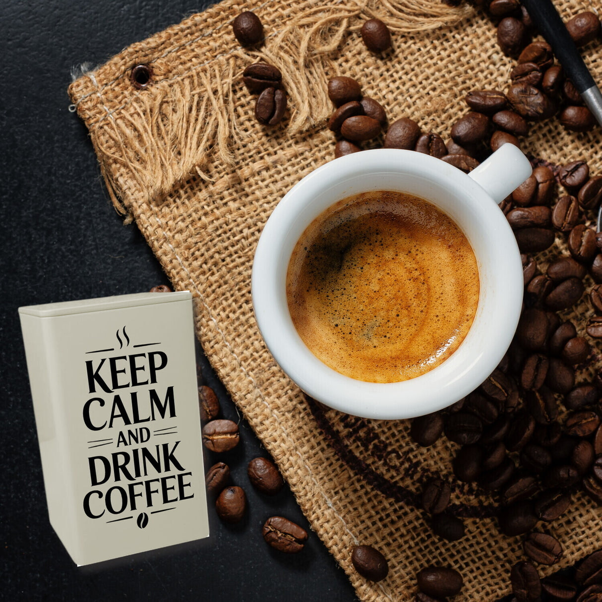 Keep Calm and Drink Coffee KaffeeDose 900ml
