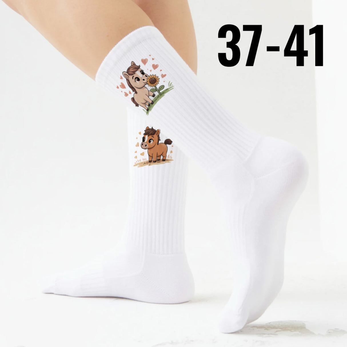 epicsocks Pony Love Socken in 37-41 im 6er Set in Geschenkdose im 6er Set in Geschenkbox