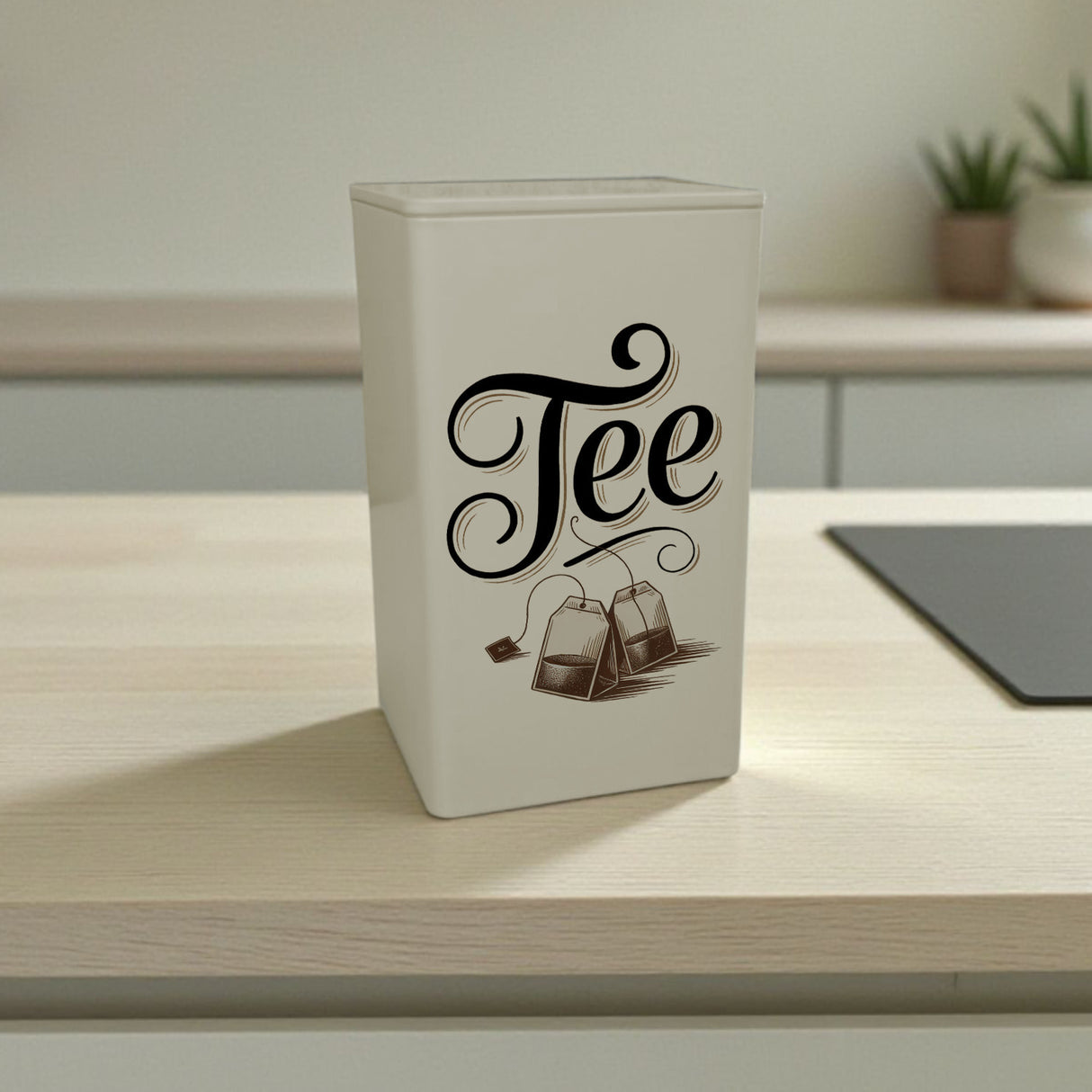 Tee Vintage VorratsDose 900ml für Teebeutel