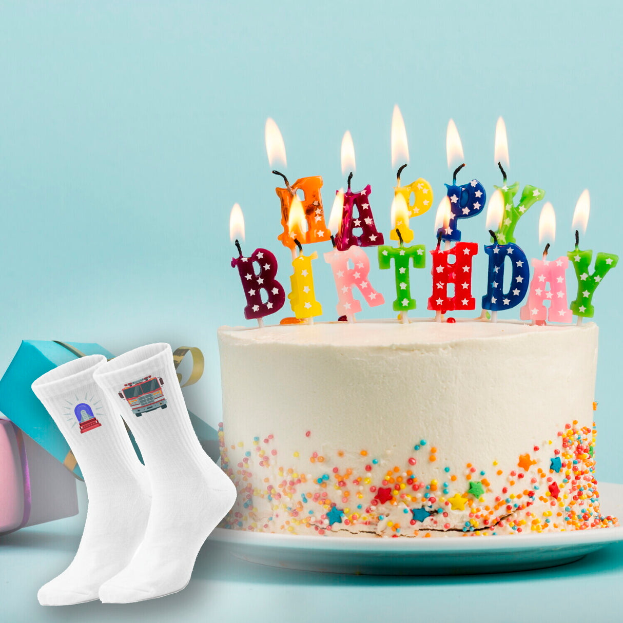 epicsocks FireFeet Feuerwehr Einsatz Socken in 37-41 im Paar