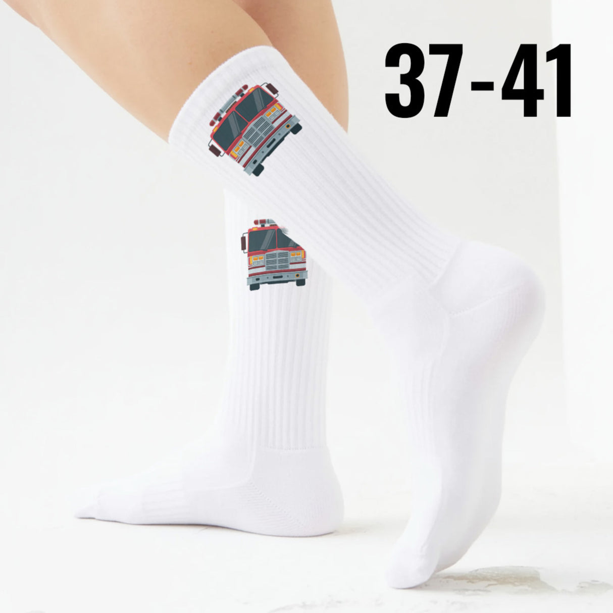 epicsocks FireFeet Feuerwehrwagen Socken in 37-41 im Paar