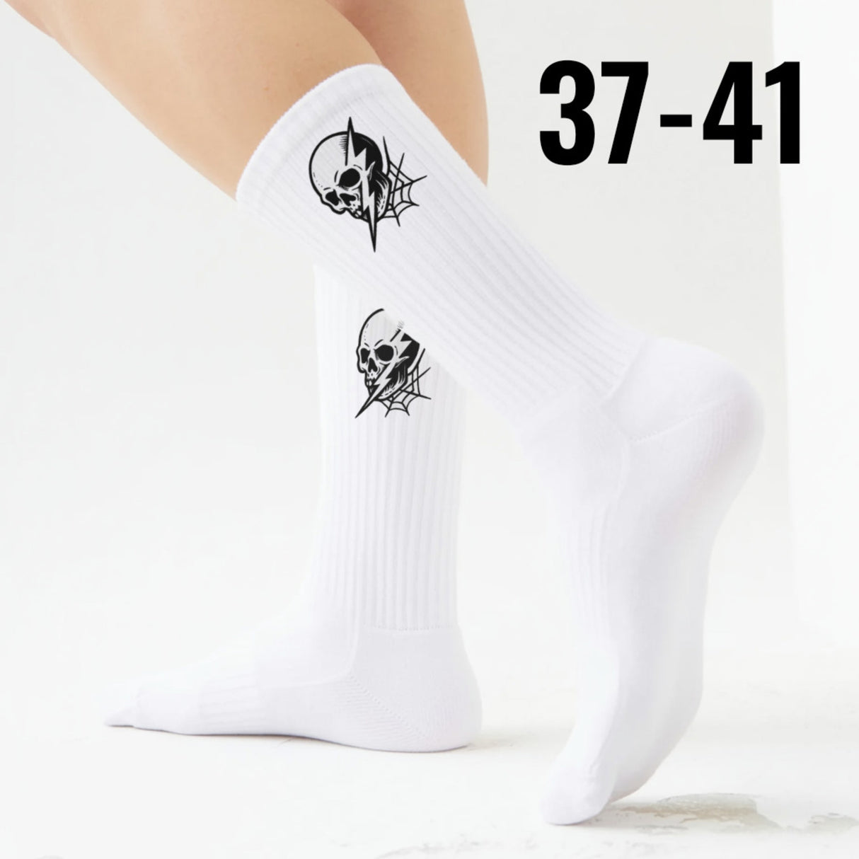 epicsocks DarkRhythms Blitzschädel Socken in 37-41 im Paar