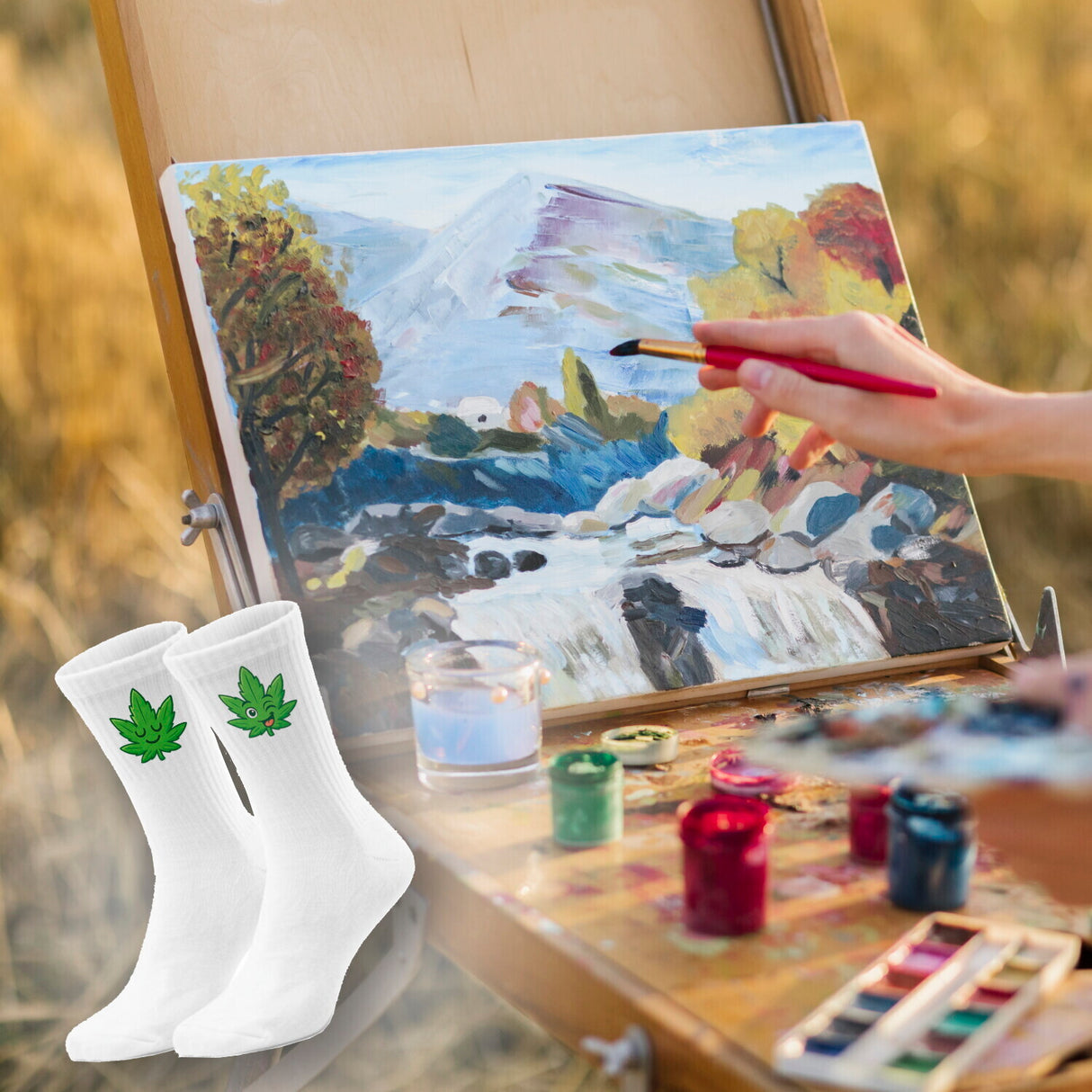 epicsocks Chill Vibes Socken in 37-41 im 6er Set in Geschenkdose im 6er Set in Geschenkbox