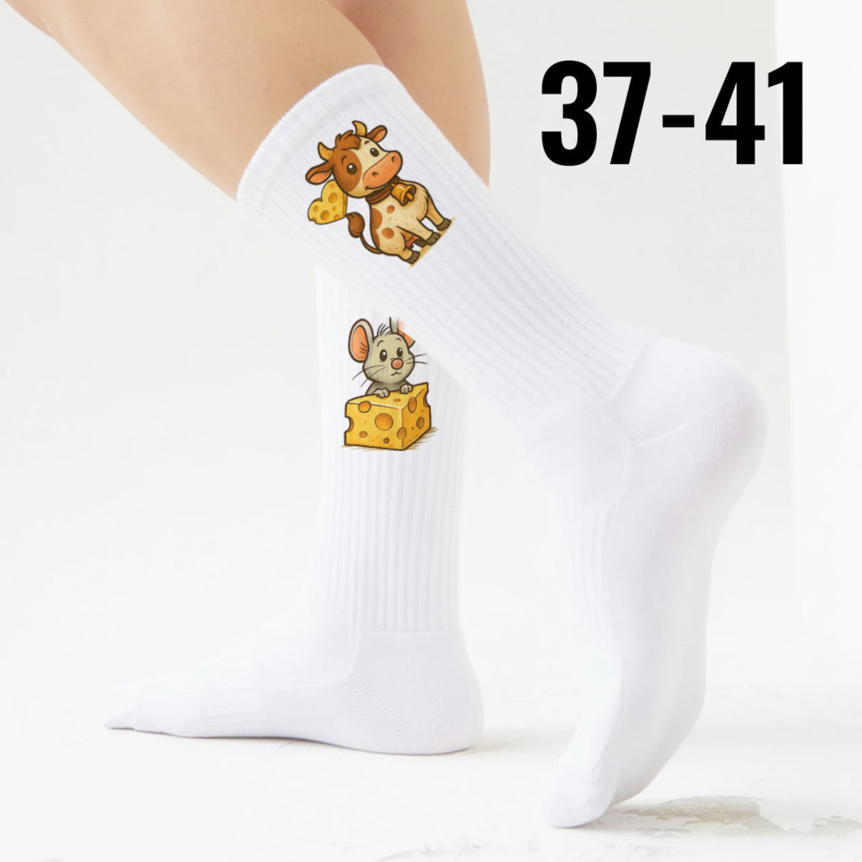 epicsocks Cheesy Love Käsefreunde Socken in 37-41 im Paar