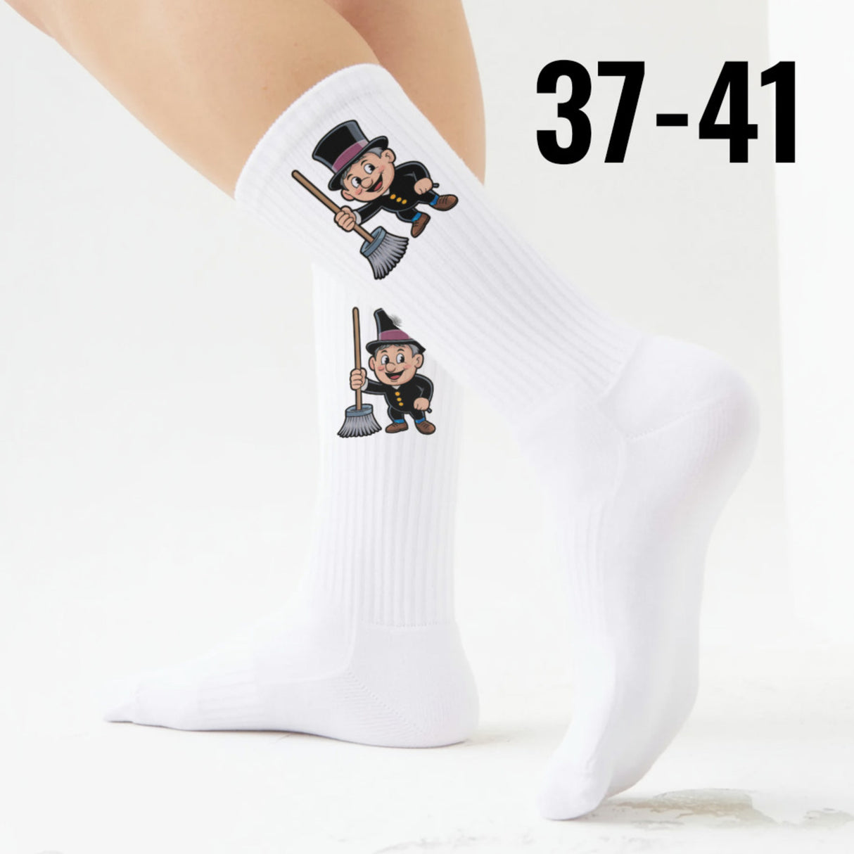 epicsocks LuckySteps Glücksbringer Schornsteinfeger Socken in 37-41 im Paar