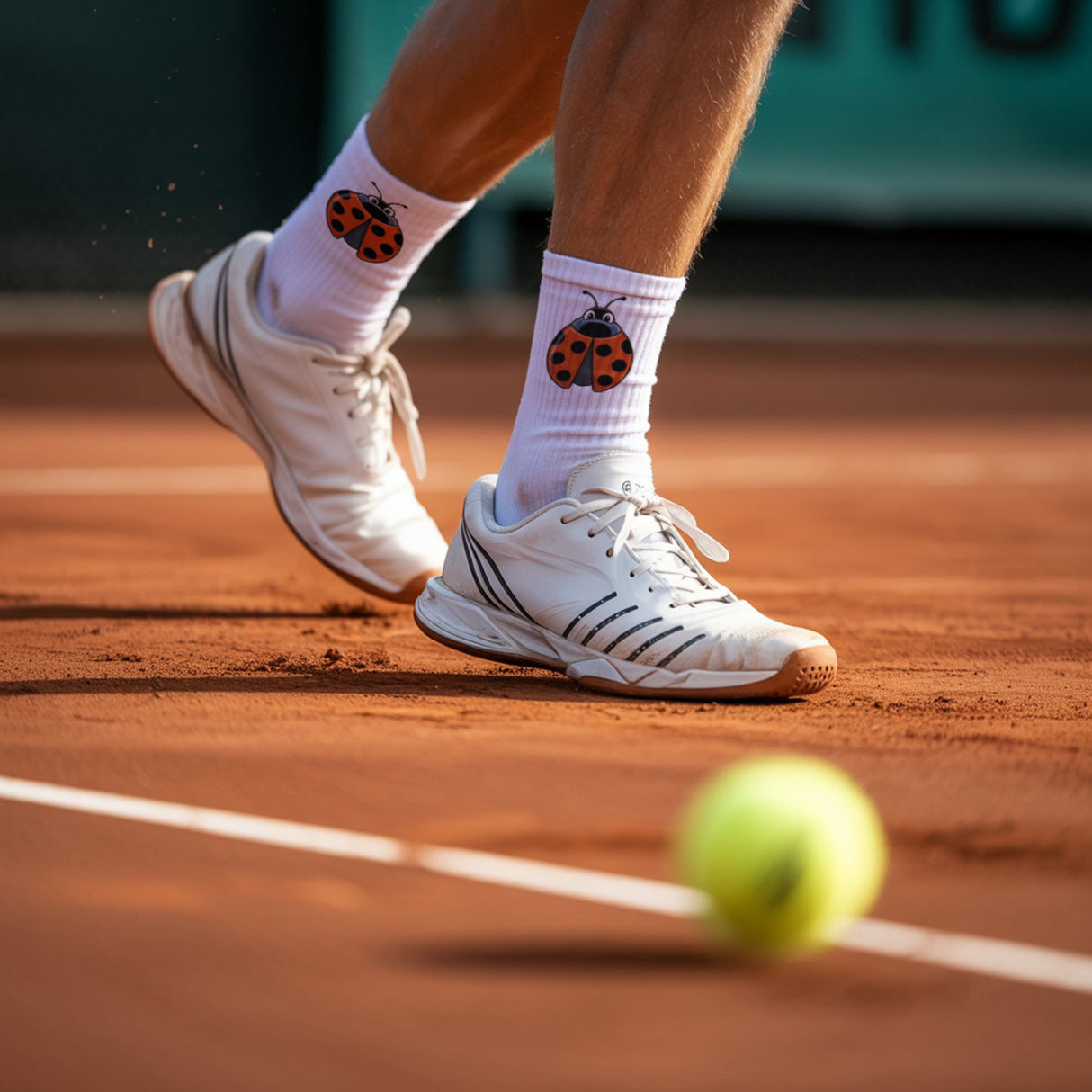 epicsocks LuckySteps Glücksbringer Marienkäfer Socken in 37-41 im Paar