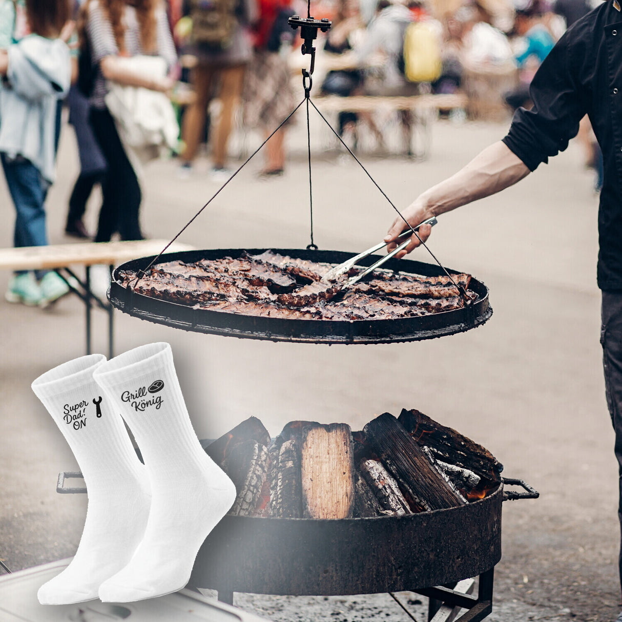 epicsocks King of Socks Super Griller Socken in 37-41 im Paar