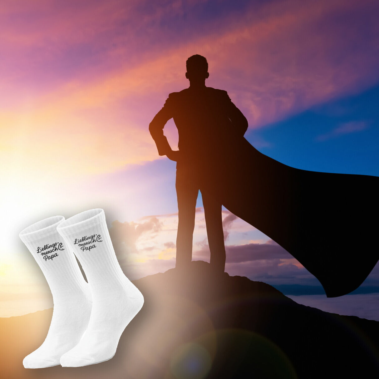 epicsocks King of Socks Lieblingspapa Socken in 37-41 im Paar