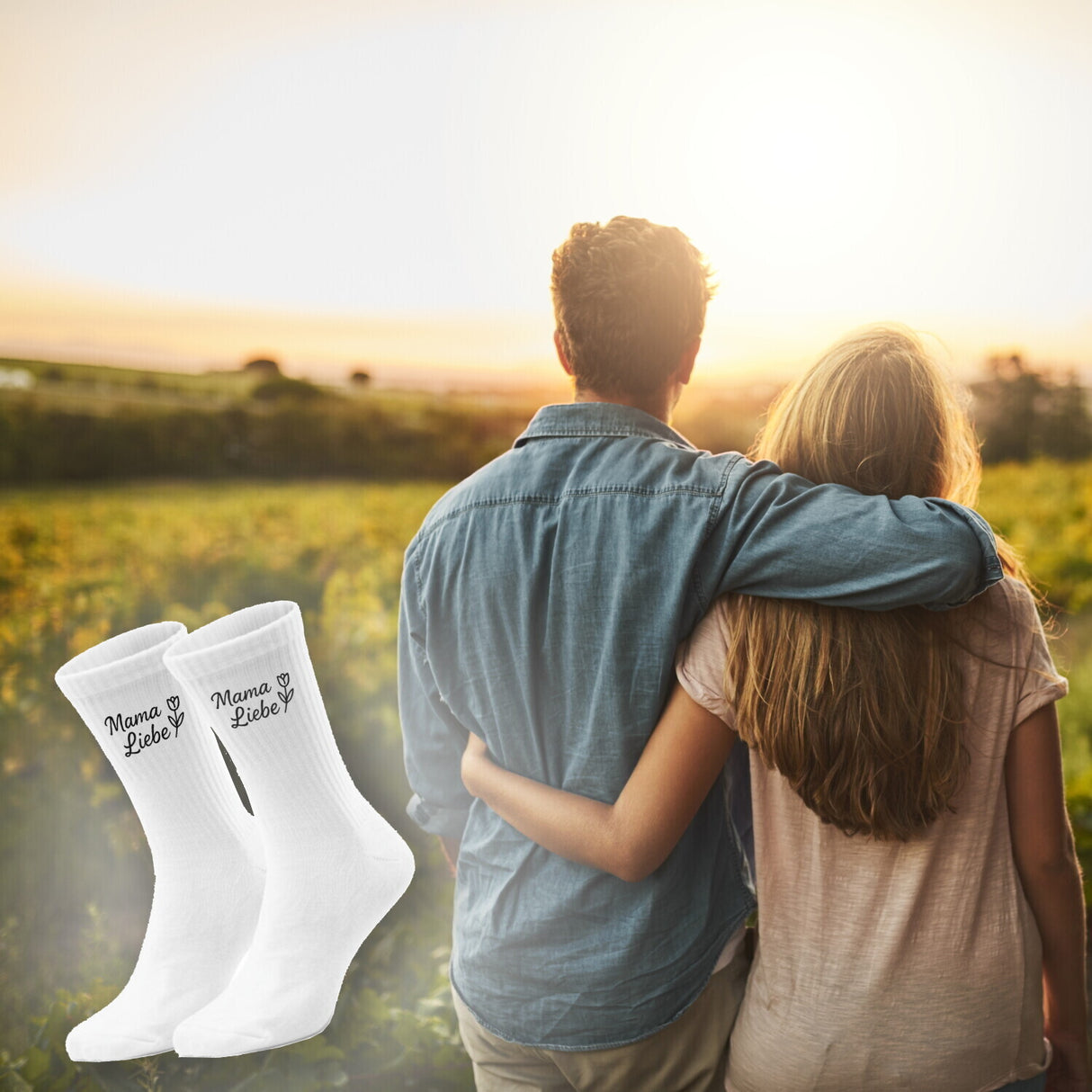 epicsocks Heartful Mama Liebe Socken in 37-41 im Paar