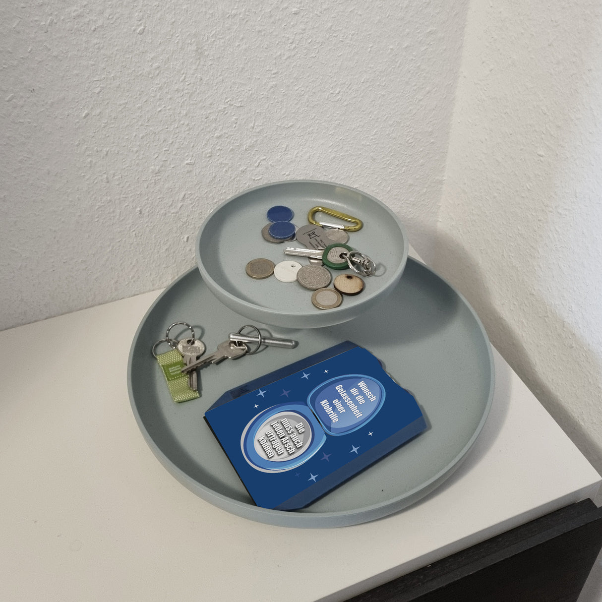 Kloschüssel Parkscheibe mit Spruch: Gelassenheit wie eine Klobrille