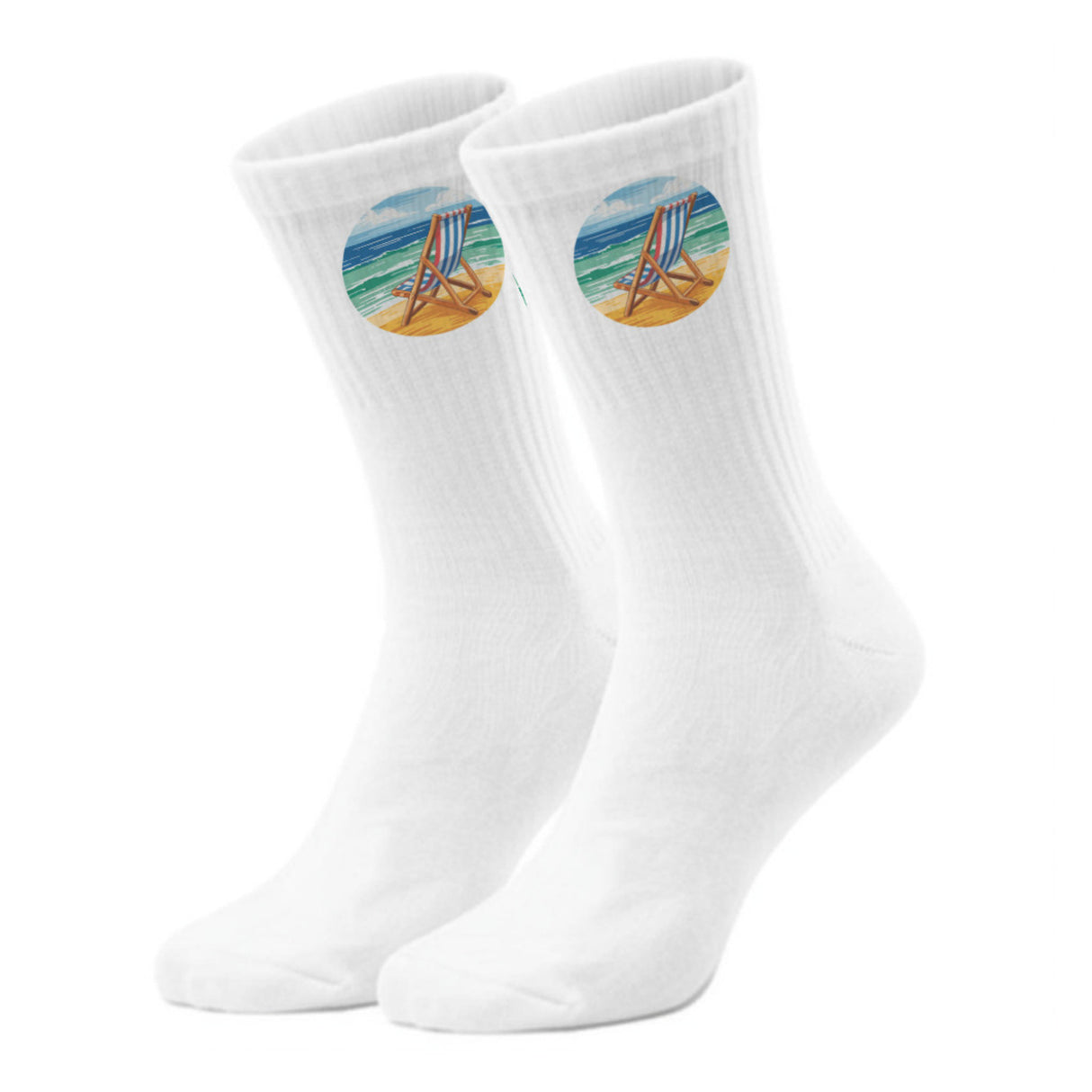 epicsocks Nautik Freude Strandliege Socken in 37-41 im Paar