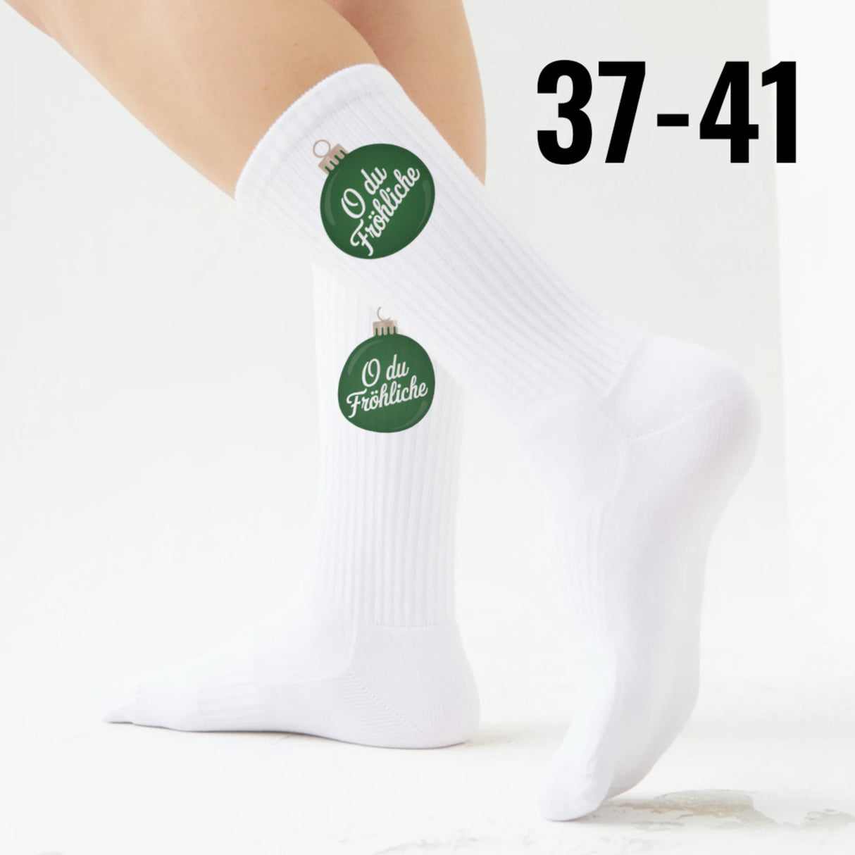epicsocks Weihnachtsklänge O du Fröhliche Socken in 37-41 im Paar
