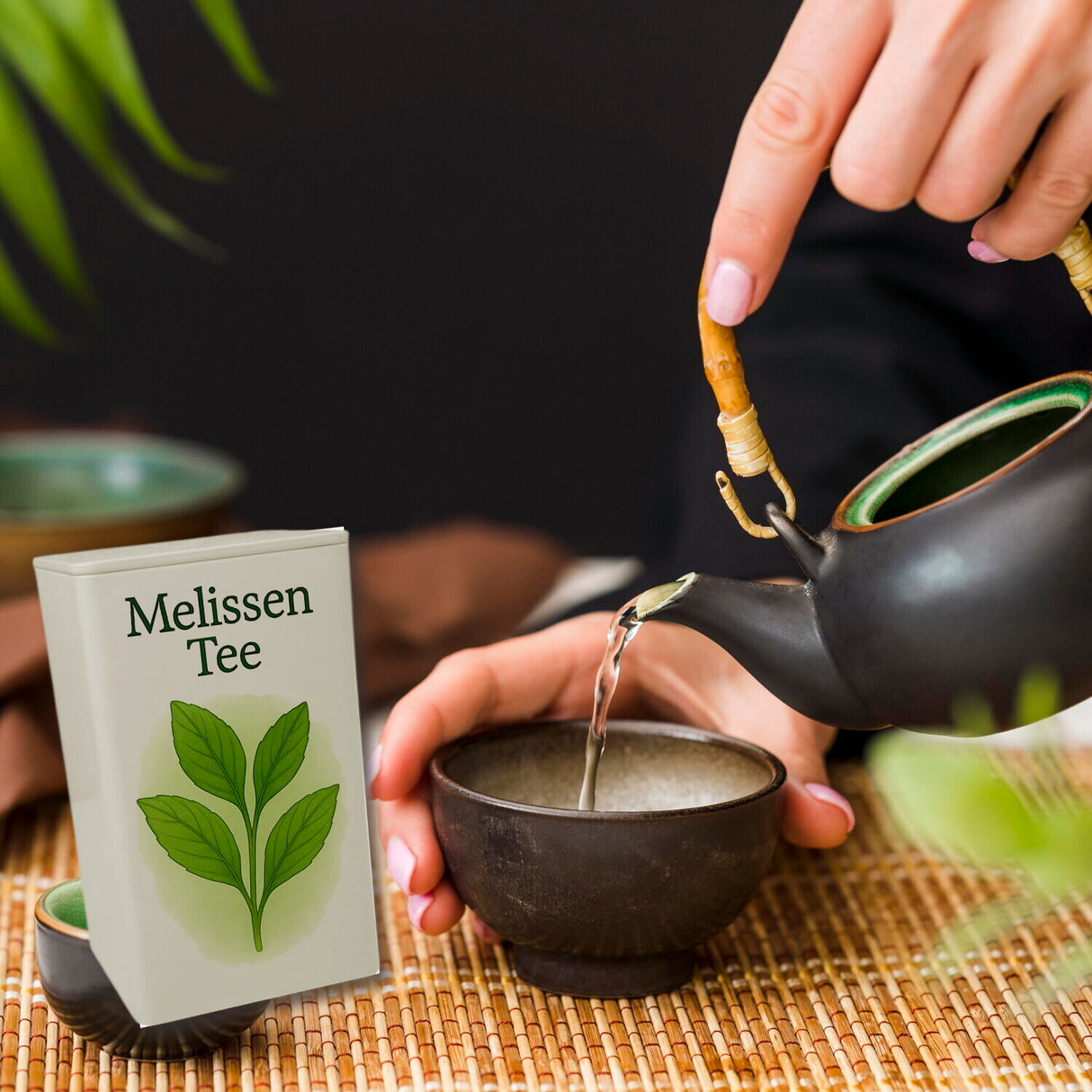 Grüne Ruhe Melissen Tee Dose 900ml