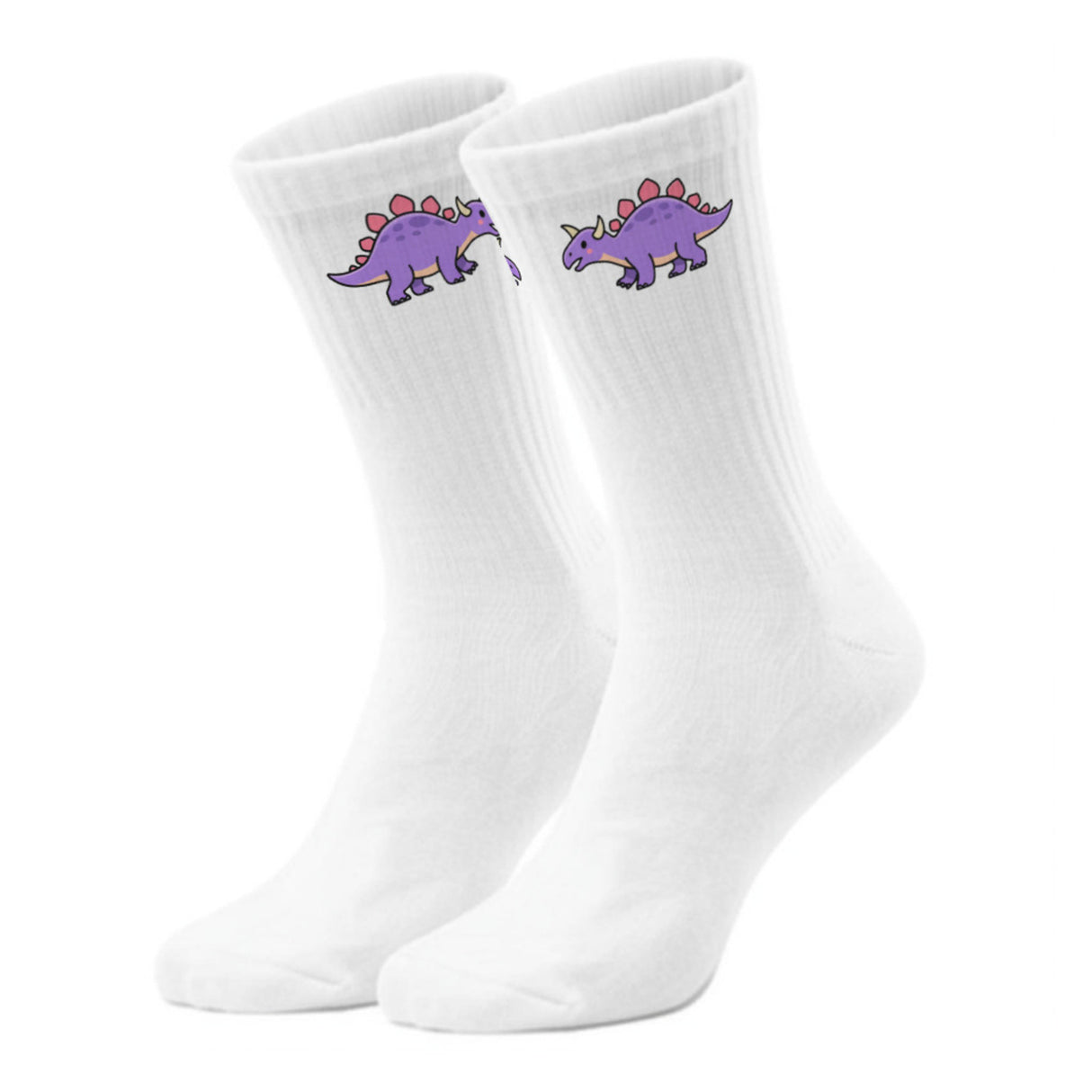 epicsocks Dino Delight Lila Dino Socken in 37-41 im Paar