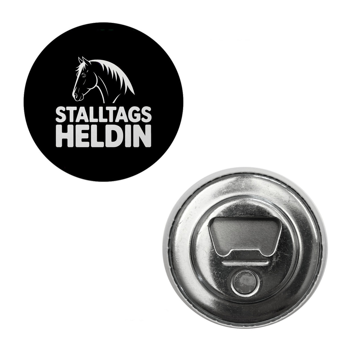 Pferdesilhouette Stalltags Heldin Magnet für Reiterinnen