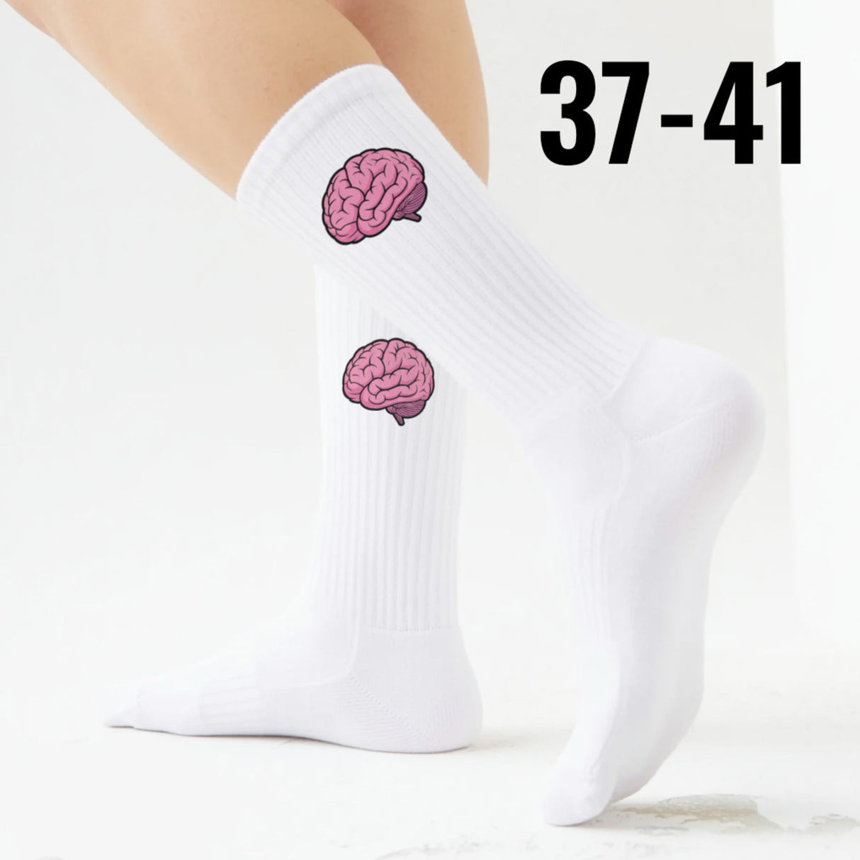 epicsocks HeartBeat Gehirn Socken in 37-41 im Paar