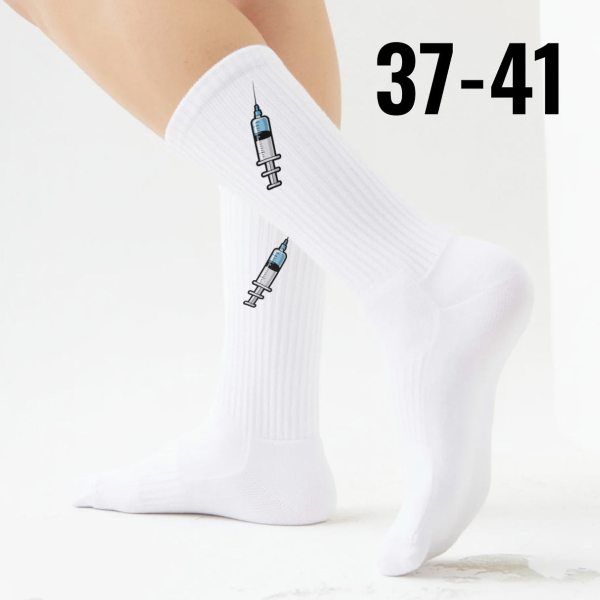 epicsocks HeartBeat Spritze Socken in 37-41 im Paar