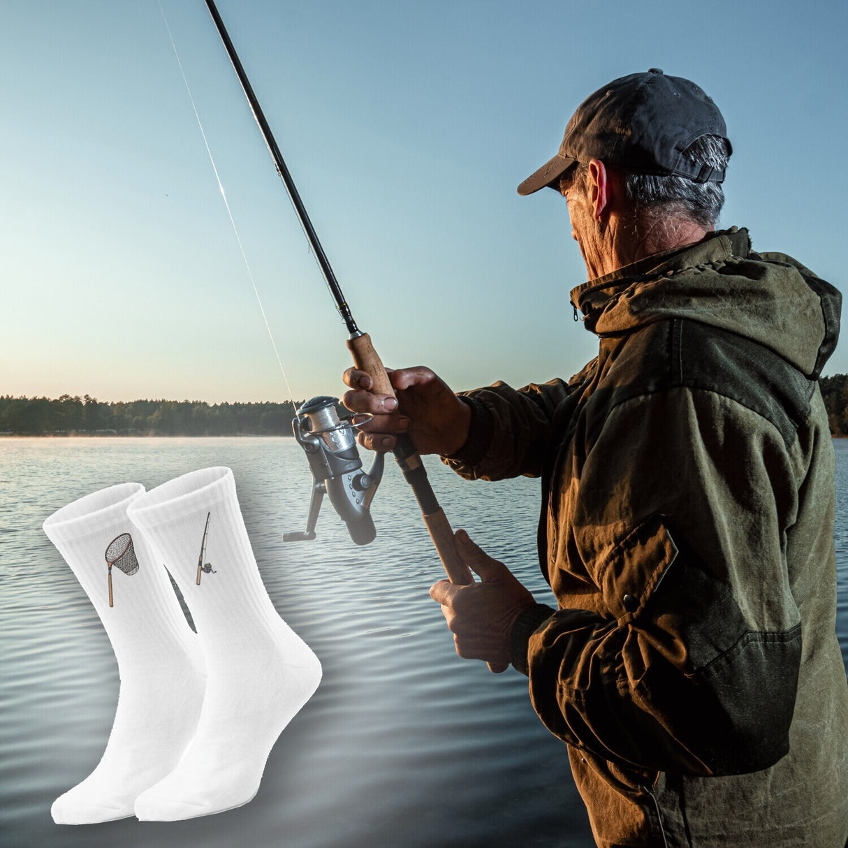 epicsocks Fischertraum Zieh in raus Socken in 37-41 im Paar