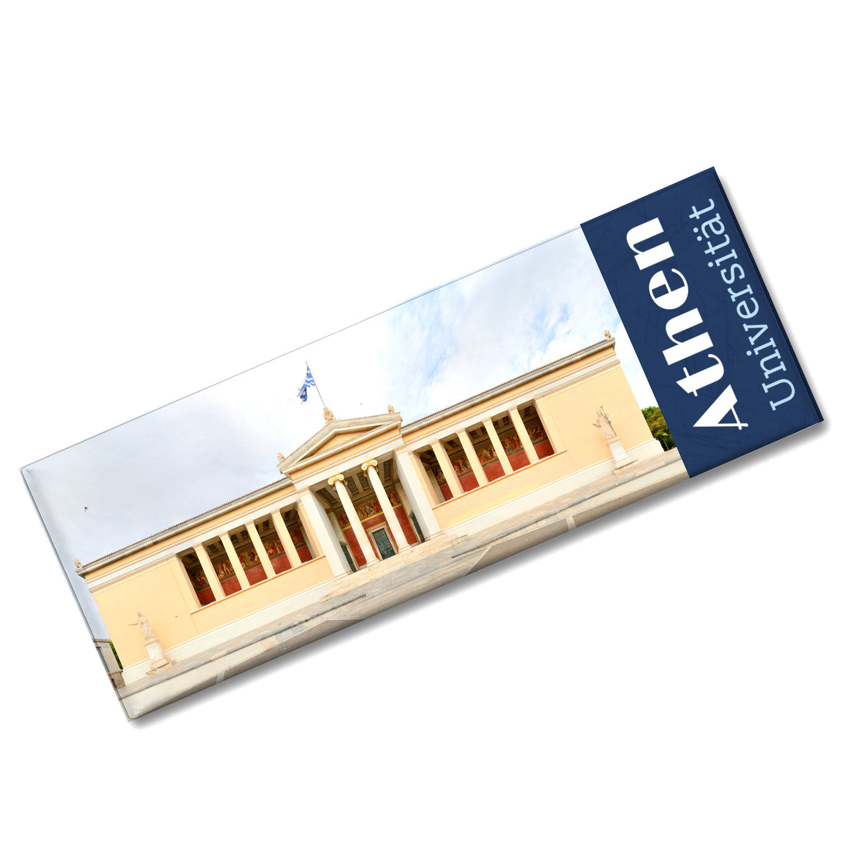 streetline Athen Universität Panorama Souvenir Magnet