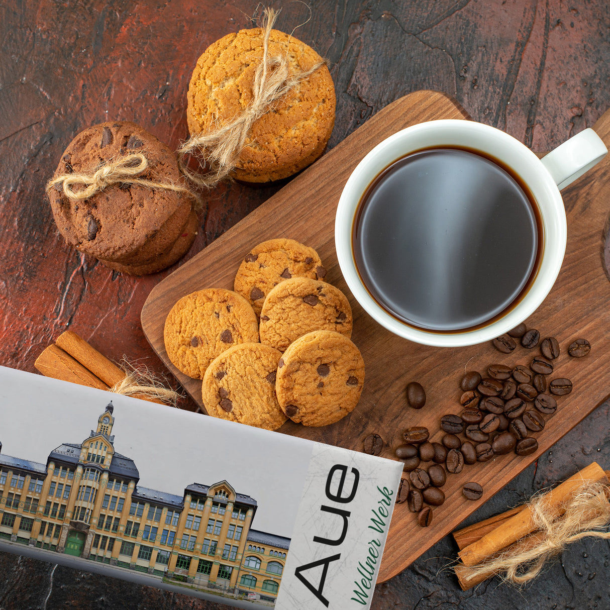 streetline Aue Wellner Werk Panorama Souvenir Magnet