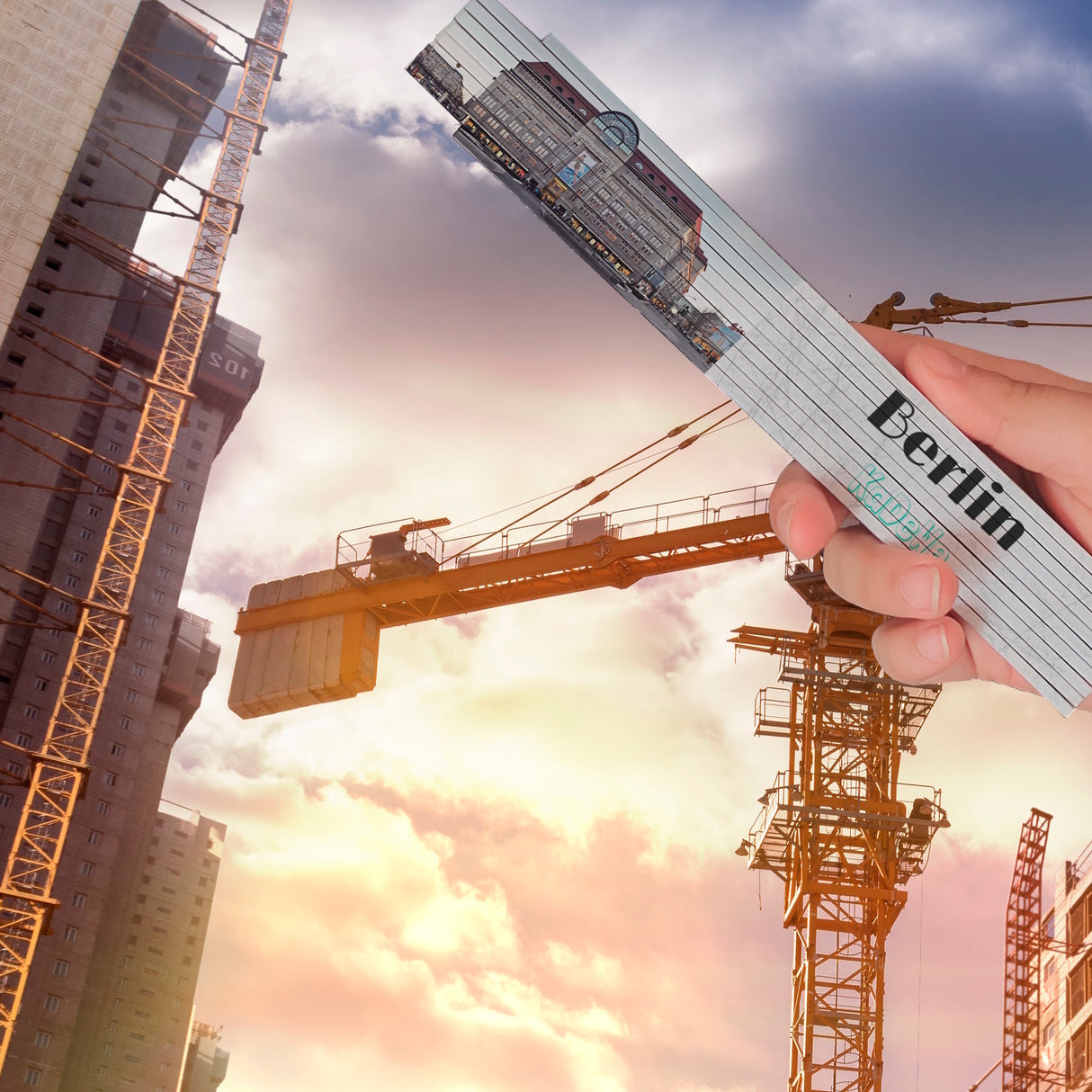 streetline Berlin KaDeWe Meterstab aus Holz