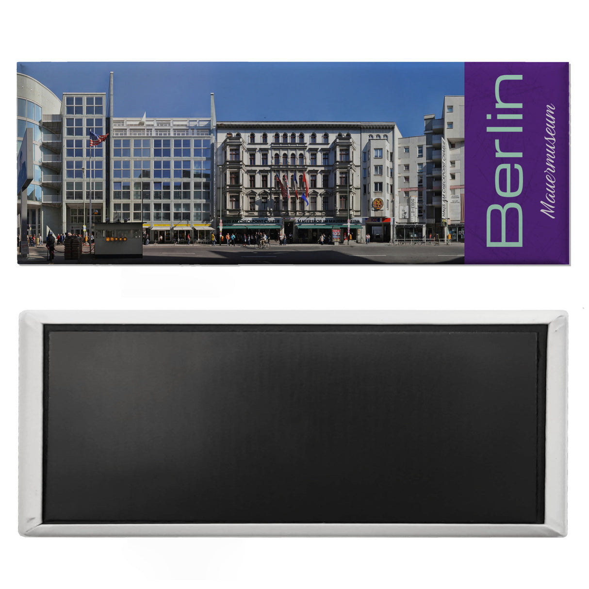 streetline Berlin Mauermuseum Panorama Souvenir Magnet