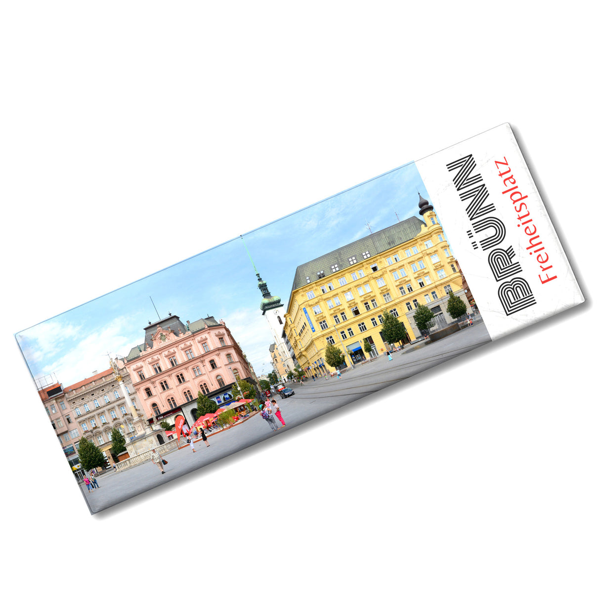 streetline Brünn Freiheitsplatz Panorama Souvenir Magnet