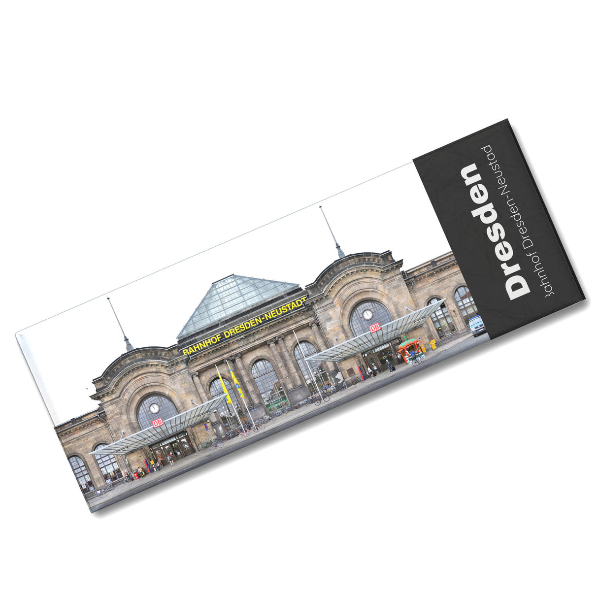 streetline Dresden Bahnhof Dresden-Neustadt Panorama Souvenir Magnet