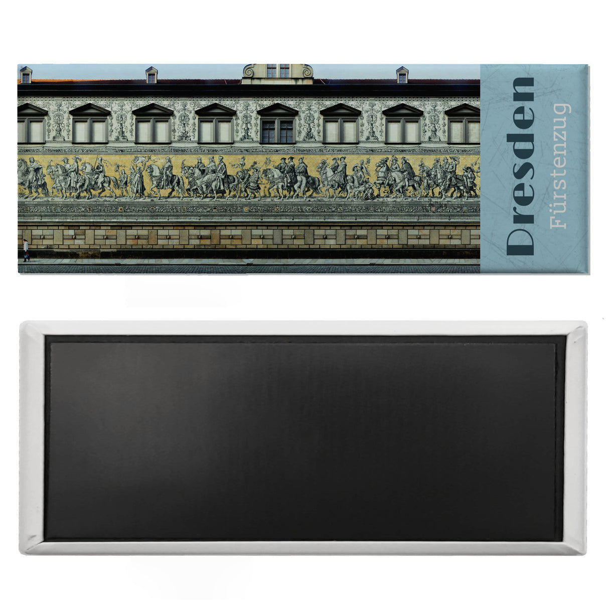 streetline Dresden Fürstenzug Panorama Souvenir Magnet