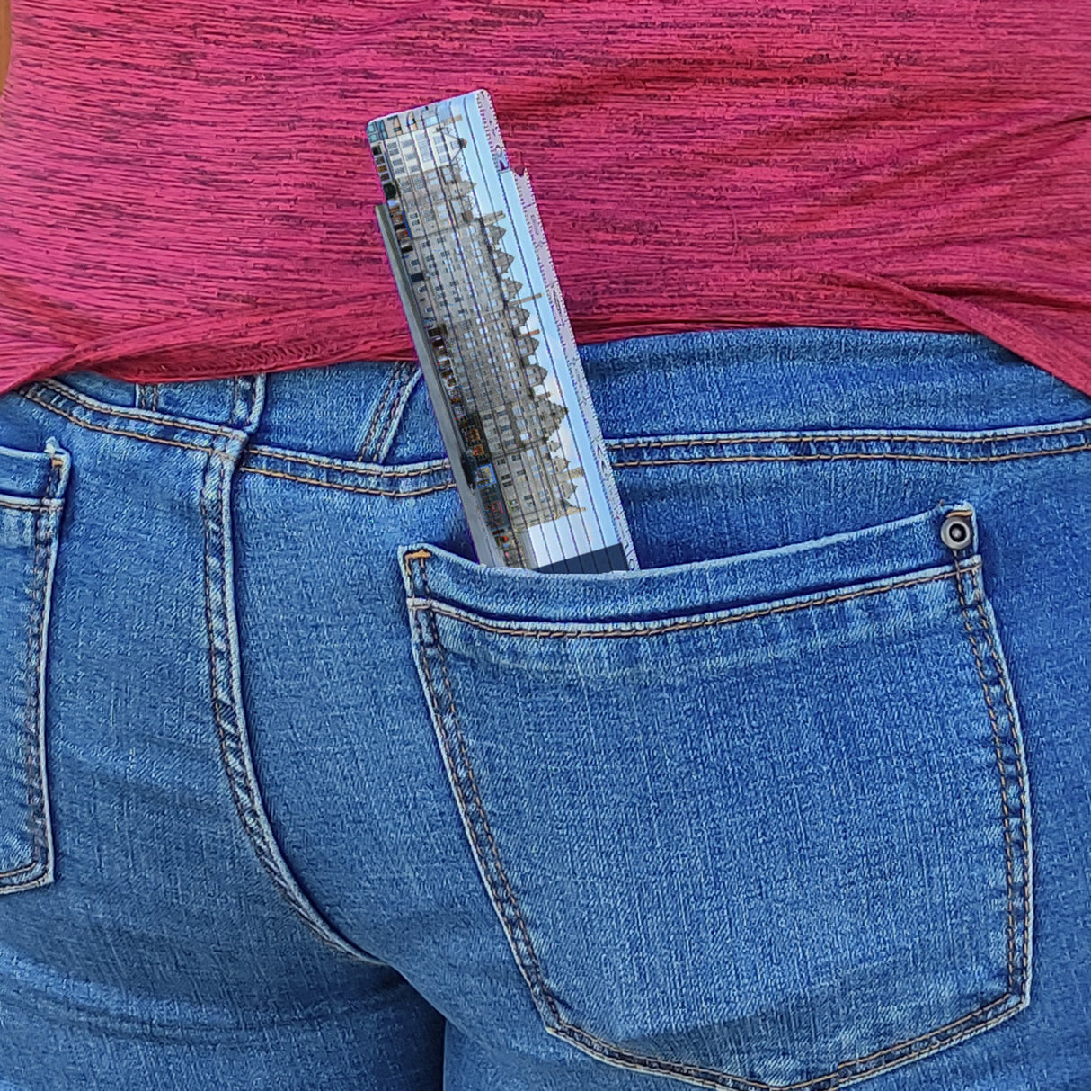 streetline Edinburgh Lawnmarket Meterstab aus Holz