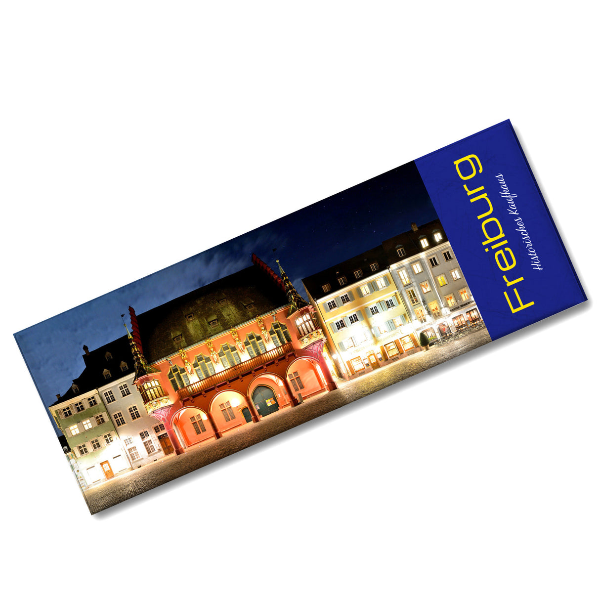 streetline Freiburg Historisches Kaufhaus Panorama Souvenir Magnet
