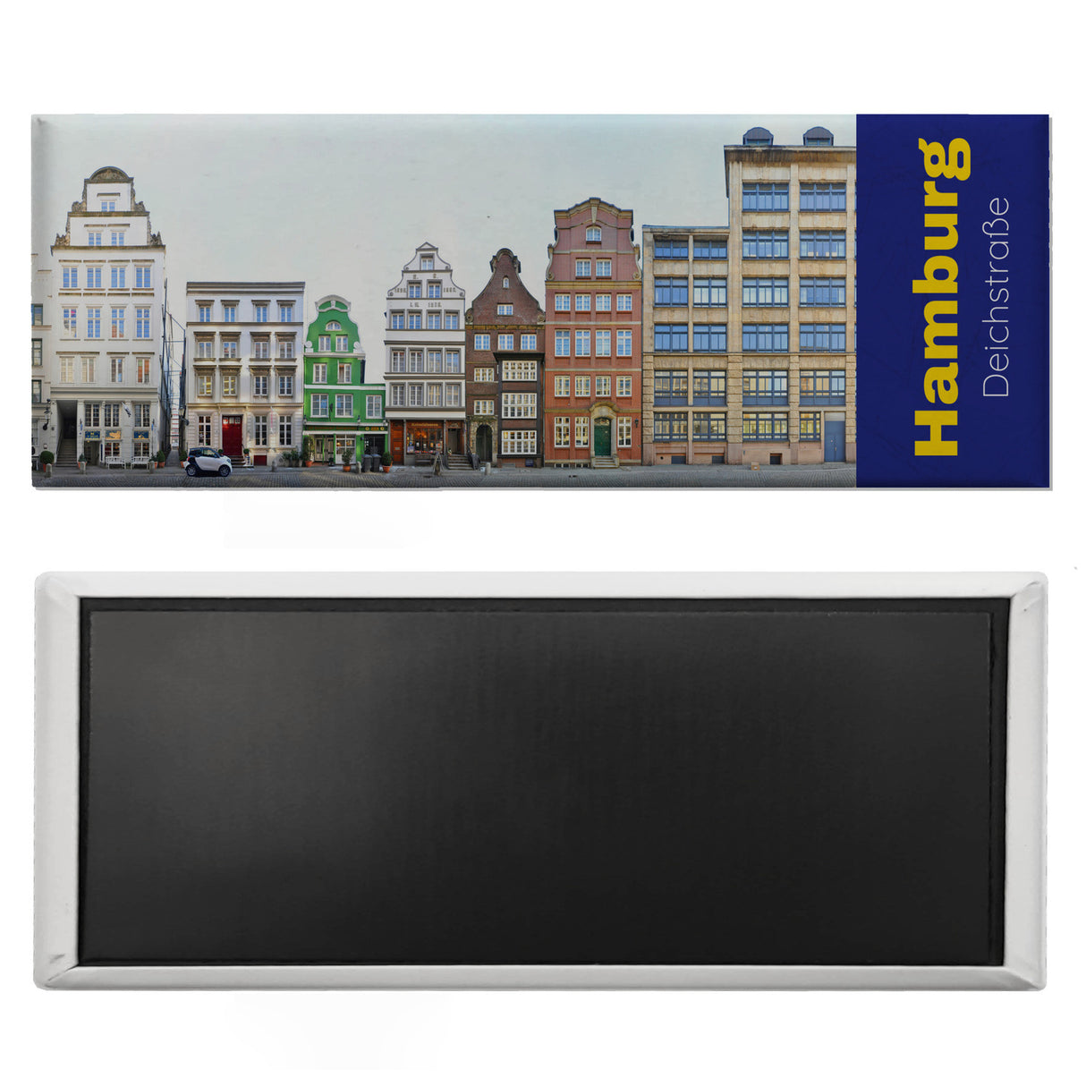 streetline Hamburg Deichstraße Panorama Souvenir Magnet