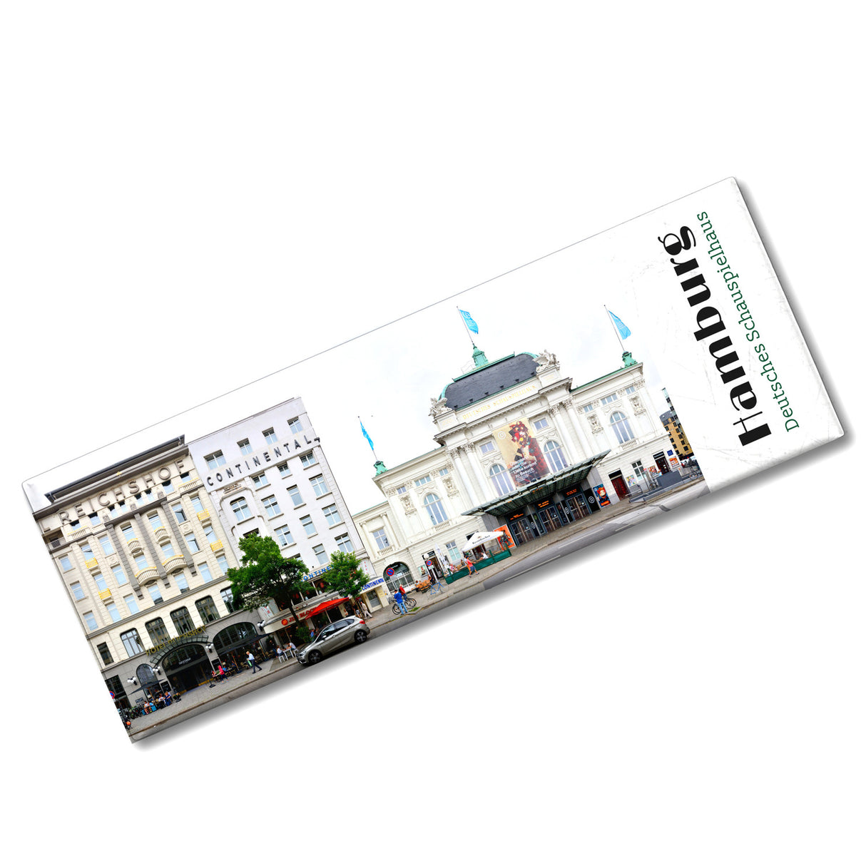 streetline Hamburg Deutsches Schauspielhaus Panorama Souvenir Magnet