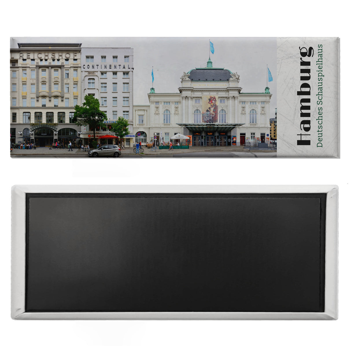 streetline Hamburg Deutsches Schauspielhaus Panorama Souvenir Magnet